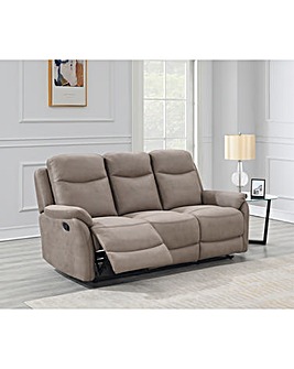 Aspull Manual Recliner 3 Seater Sofa