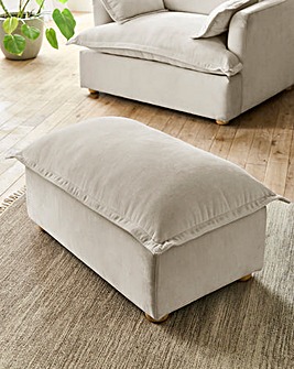 Naya Pillowback Storage Footstool