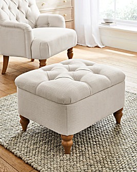 Julipa Mae Fabric Storage Ottoman