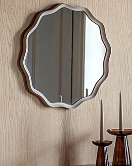 Gallery Monterey Wave Round Mirror