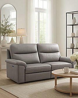 Aspire Corvan Leather Recliner 3 Seater