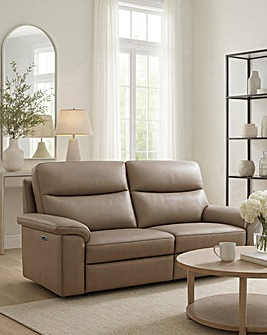 Aspire Corvan Leather Recliner 3 Seater