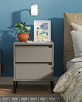 Sloan 2 Drawer Bedside
