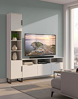 Hayden Ready Assembled Left Hand Media Unit