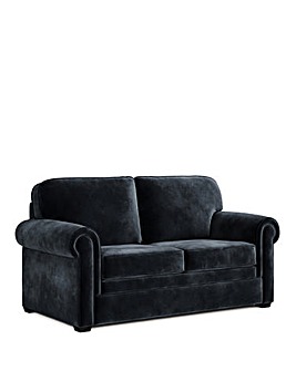 Jay-Be Heritage Luxe Velvet 2 Seater Sofa Bed with E-Pocket Mattress