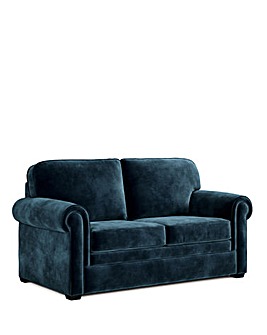 Jay-Be Heritage Luxe Velvet 2 Seater Sofa Bed with E-Pocket Mattress