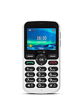 Doro 5860 SIM Free Flip Mobile Phone - Black