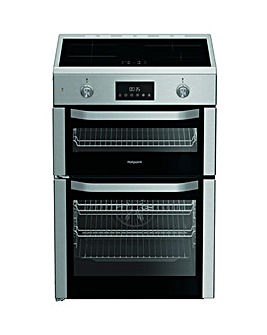 Hotpoint HDE6IDC2X 60cm Electric Double Cooker with Induction Hob Install