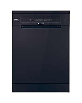 Candy Rapido CF3E9L0B 13 place Dishwasher - Black + installation