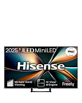Hisense 65U7QTUK 65in Mini-LED 4K Ultra HD HDR Smart TV