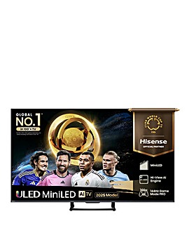 Hisense 55U7QTUK 55in Mini-LED 4K Ultra HD HDR Smart TV