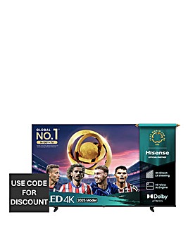Hisense 50E78QTUK 50in QLED 4K Ultra HD HDR Smart TV
