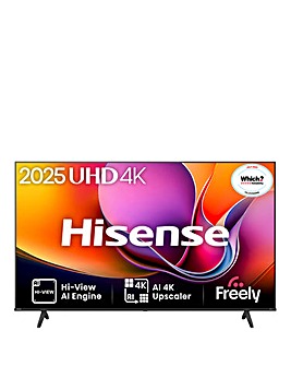 Hisense 65A6QTUK 65in 4K Ultra HD HDR LED Smart TV