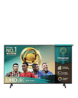 Hisense 55A6QTUK 55in 4K Ultra HD HDR LED Smart TV