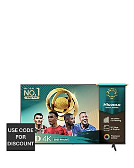 Hisense 50A6QTUK 50in 4K Ultra HD HDR LED Smart TV