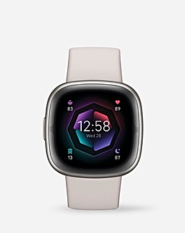 Fitbit Sense 2 Smart Watch - Lunar White