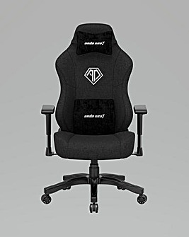 Andaseat Phantom 3 Premium Gaming Chair Black Fabric