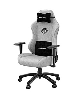 Andaseat Phantom 3 Premium Gaming Chair Grey Fabric