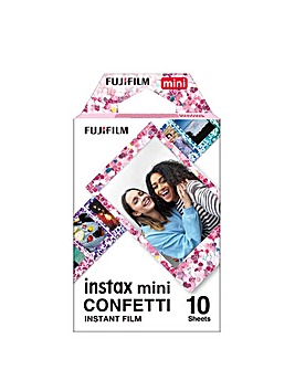 Fujifilm Instax Mini Instant Photo Film- Confetti 10 Shot Pack