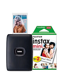 Fujifilm Instax Mini Link 2 Wireless Smartphone Photo Printer + 20 Shots - Blue