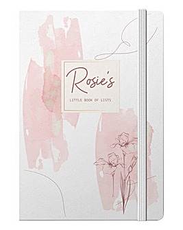 Personalised Blush Floral A5 Notebook
