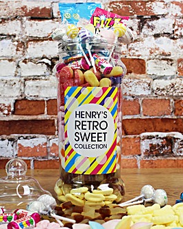 Personalised Victorian Retro Sweet Jar