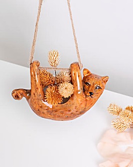 Sass & Belle Leopard Hanging Planter