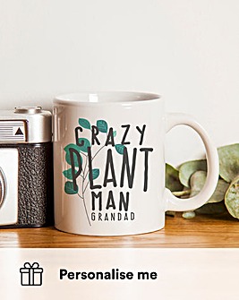 Personalised Crazy Plant Man/Lady Mug