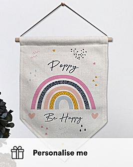 Be Happy Personalised Banner