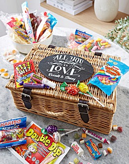 Personalised All You Need Is Love Sweet Hamper