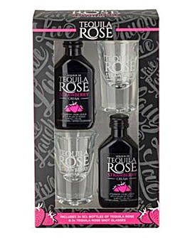 Tequila Rose 5cl Duo & Glasses