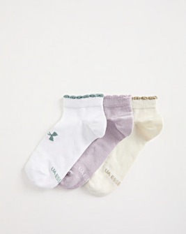 Under Armour Essential 3pk Low Cut Socks