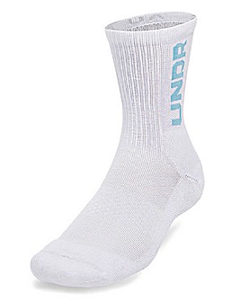 Under Armour 3-Maker Mid 3pk Crew Socks