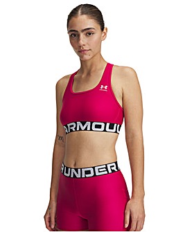 Under Armour HeatGear Mid Branded Bra