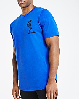 Religion Blue Short Sleeve Core T-Shirt Long