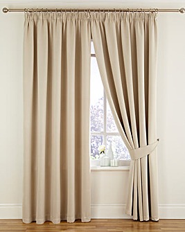 Twilight Woven Blackout Thermal Pencil Pleat Curtains