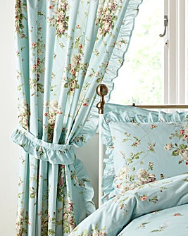 Vantona Madeleine Duck Egg Pencil Pleat Curtains