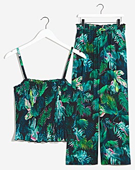 Dark Tropics Beach Co-ord