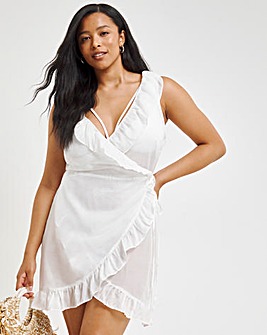 Value Wrap Over Beach Dress