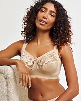 Miss Mary of Sweden Lovely Lace Non Wired Support Bra Skin