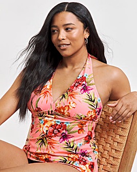 Mix And Match Halterneck Tankini Top