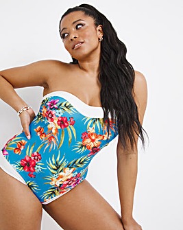Non Wired Padded Bandeau Swimsuit