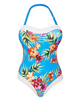 Non Wired Padded Bandeau Swimsuit