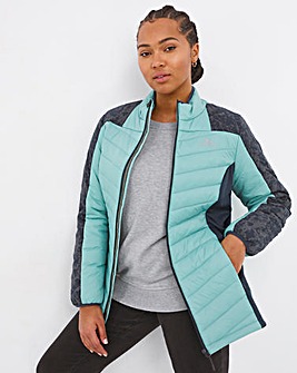 Snowdonia Lightweight Turquoise and Navy Padded Jacket