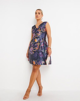 Chi Chi Floral Abstract Dress