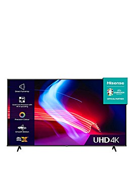 Hisense 43in 43A6KTUK Smart 4K UHD HDR TV with DTS Virtual:X & Freeview Play