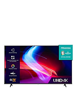 Hisense 65" 65A6KTUK Smart 4K UHD HDR TV with DTS Virtual:X & Freeview play