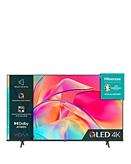 Hisense 50in 50E7KQTUK Smart 4K UHD QLED TV with Dolby Atmos & Dolby Vision