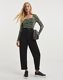 Whistles Stretch Barrel Leg Jean