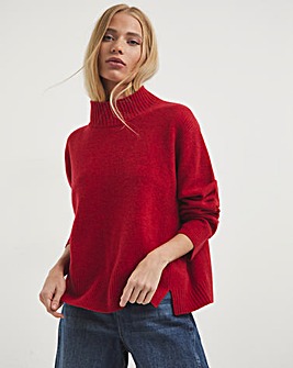Whistles Wool Funnel Neck Jumper